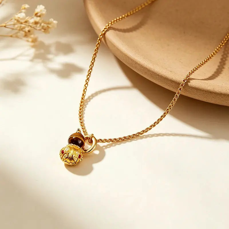 The Gilded Fulu Talisman Necklace ZANYÉ