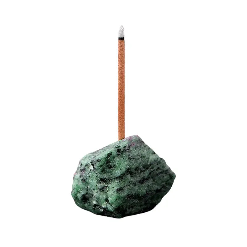 The Raw Earth Anchor: Natural Stone Incense Holder ZANYÉ