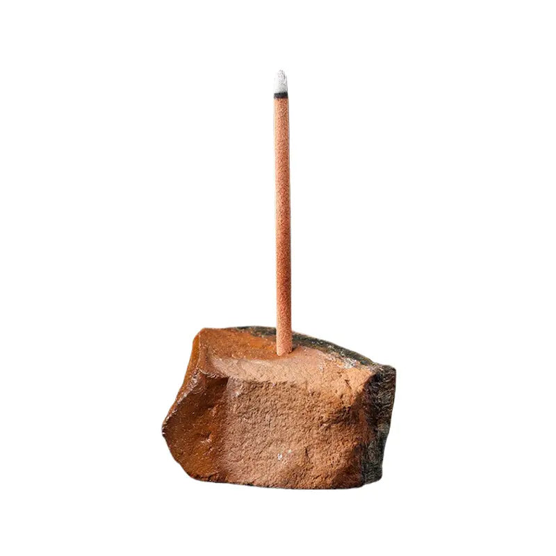 The Raw Earth Anchor: Natural Stone Incense Holder ZANYÉ