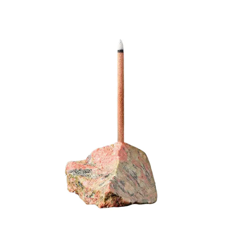 The Raw Earth Anchor: Natural Stone Incense Holder ZANYÉ