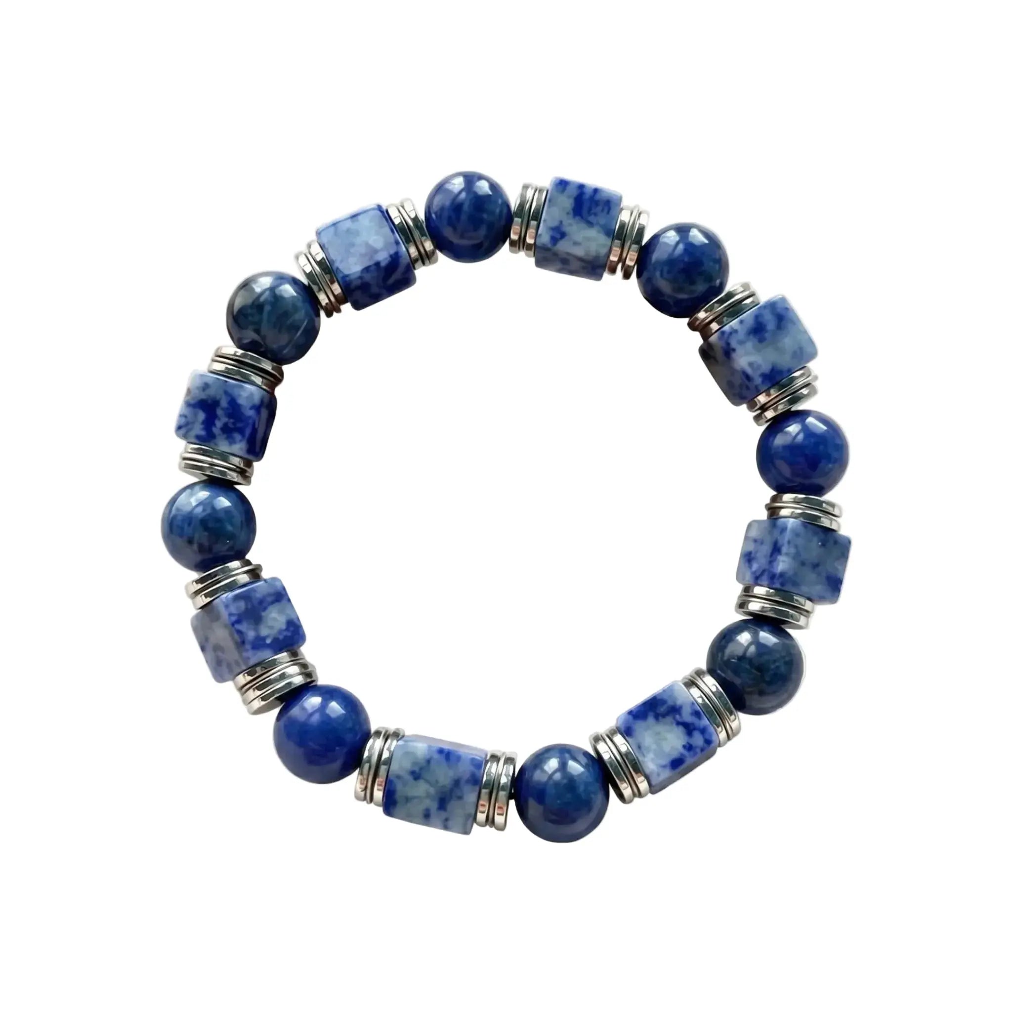 The Azure Realm - Sodalite Mixed-Cut Bracelet ZANYÉ