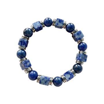 The Azure Realm - Sodalite Mixed-Cut Bracelet ZANYÉ