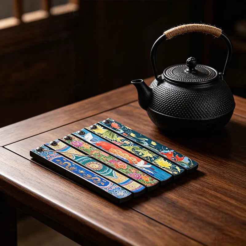Heritage Enamel Incense Holder: The Mindful Anchor ZANYÉ