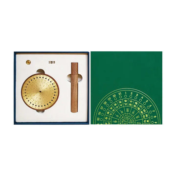 The Celestial Dial: 24 Solar Terms Brass Incense Holder ZANYÉ