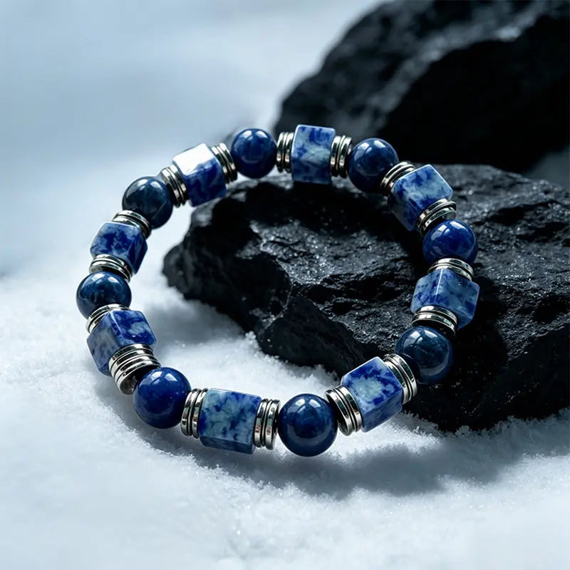 The Azure Realm - Sodalite Mixed-Cut Bracelet ZANYÉ