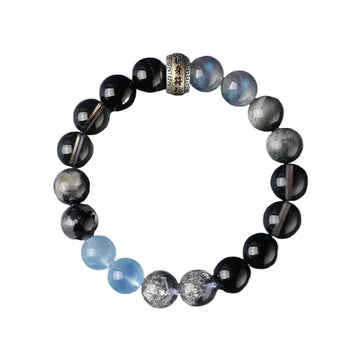 The Abyssal Shield - Water Element Multistone Bracelet ZANYÉ