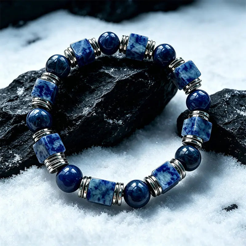 The Azure Realm - Sodalite Mixed-Cut Bracelet ZANYÉ