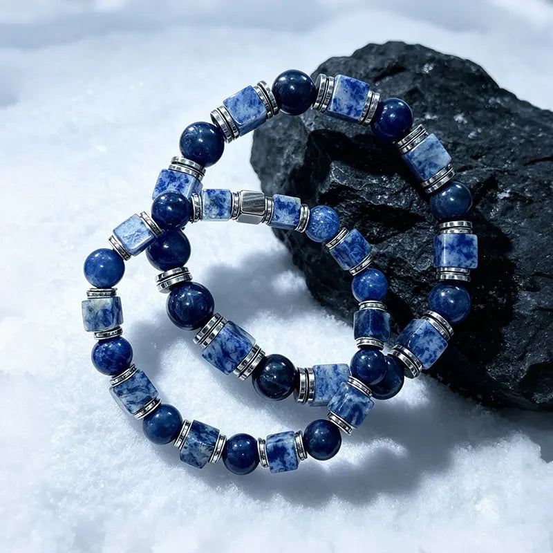 The Azure Realm - Sodalite Mixed-Cut Bracelet ZANYÉ