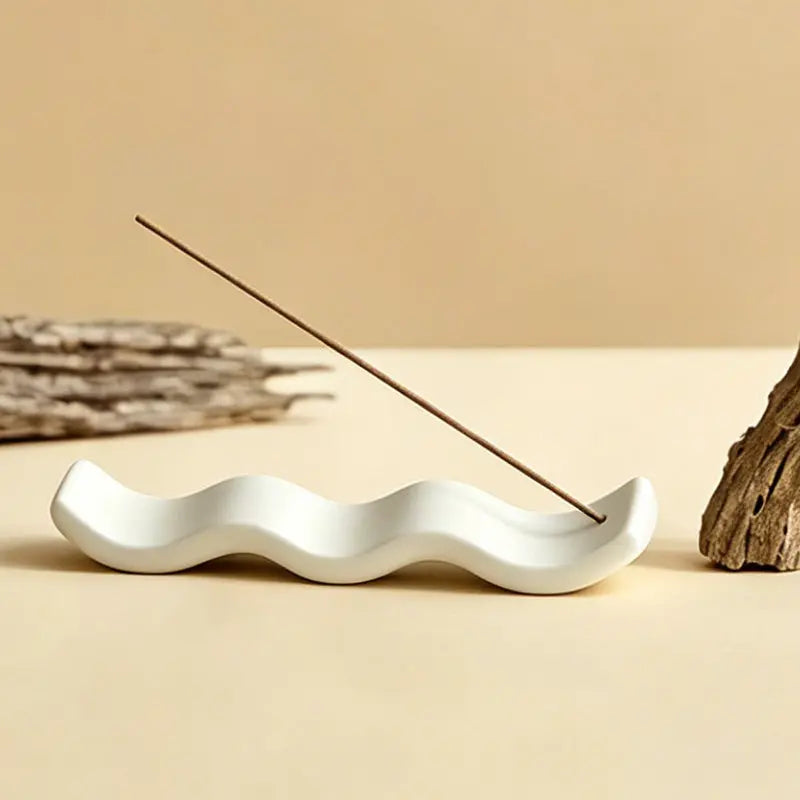 The Still Wave Ceramic Incense Holder ZANYÉ