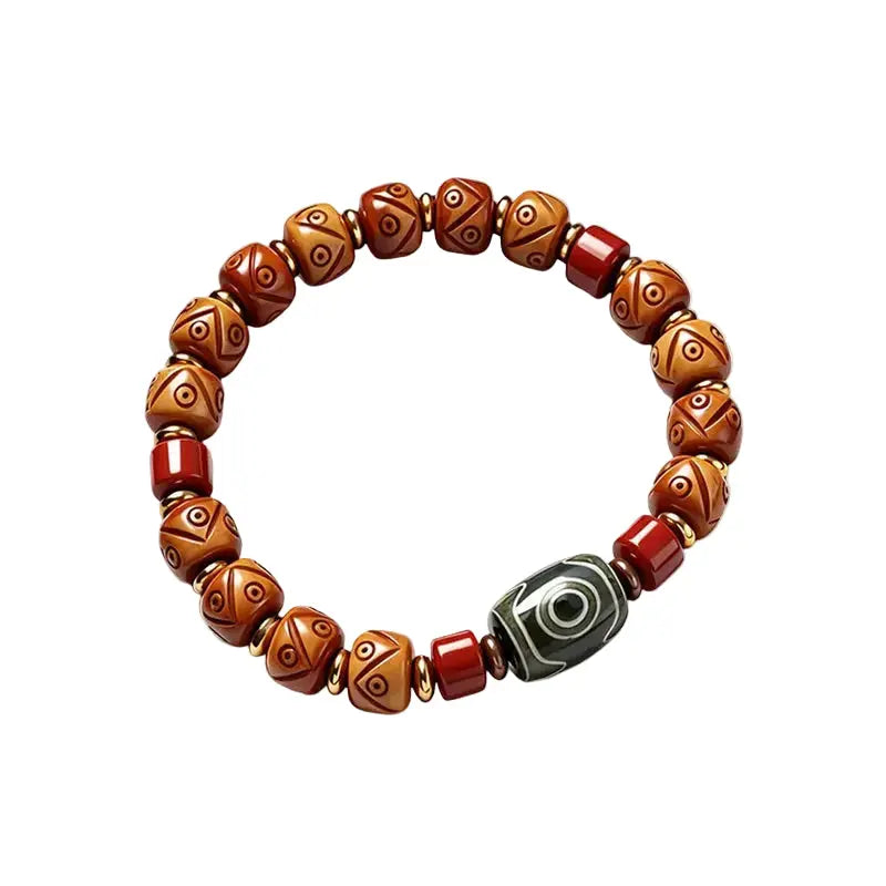 The Guardian Dzi Bracelet: Tibetan Heritage ZANYÉ