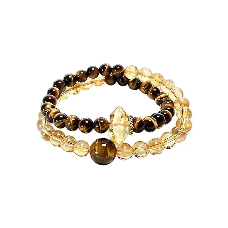 The Radiant Harvest - Tiger's Eye & Citrine Bracelet ZANYÉ