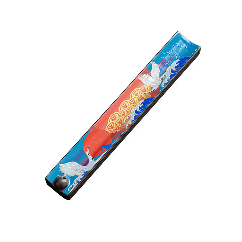 Heritage Enamel Incense Holder: The Mindful Anchor ZANYÉ