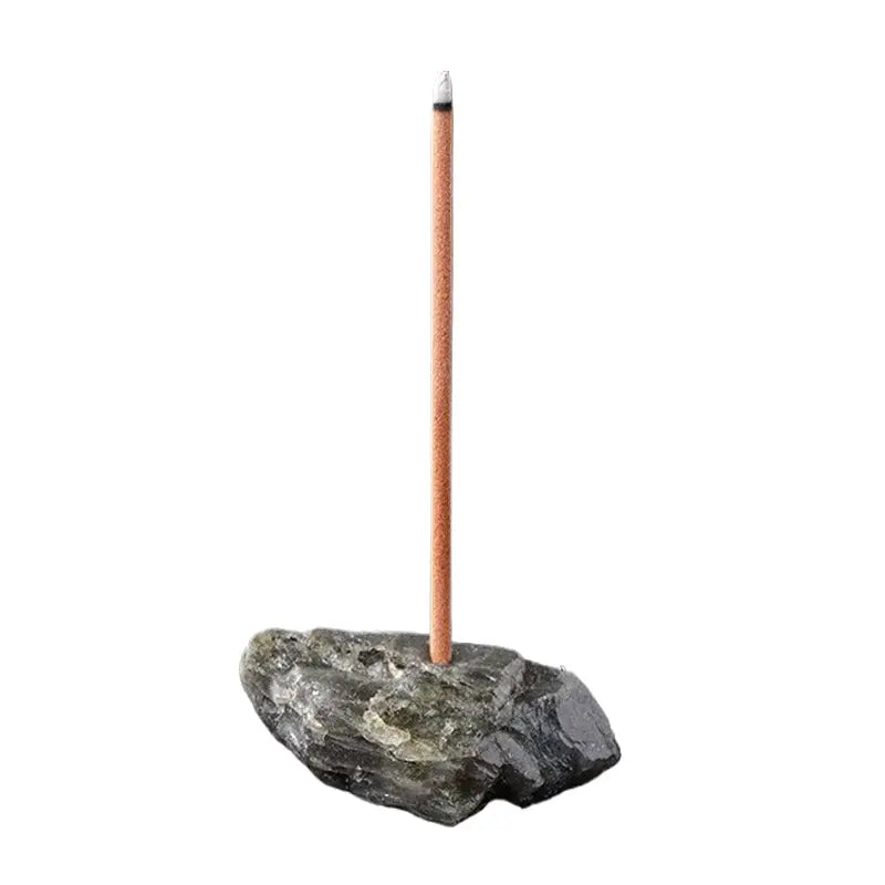 The Raw Earth Anchor: Natural Stone Incense Holder ZANYÉ