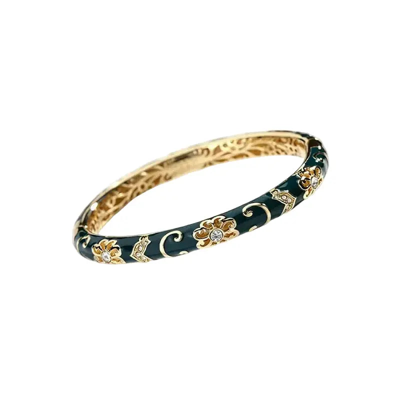 The Midnight Cloisonné Bangle ZANYÉ