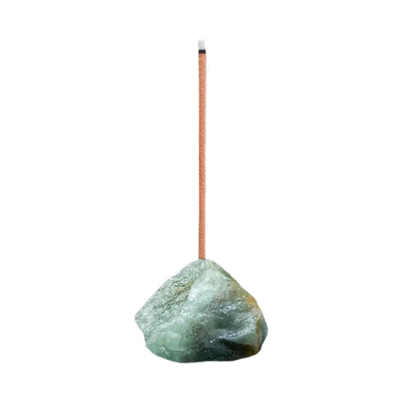 The Raw Earth Anchor: Natural Stone Incense Holder ZANYÉ