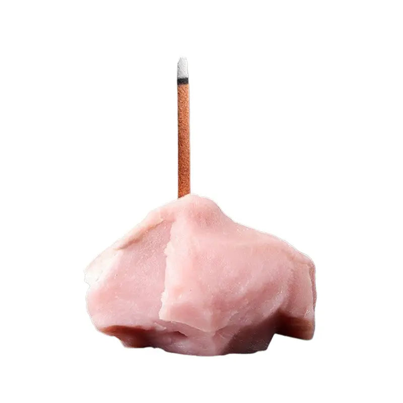The Raw Earth Anchor: Natural Stone Incense Holder ZANYÉ