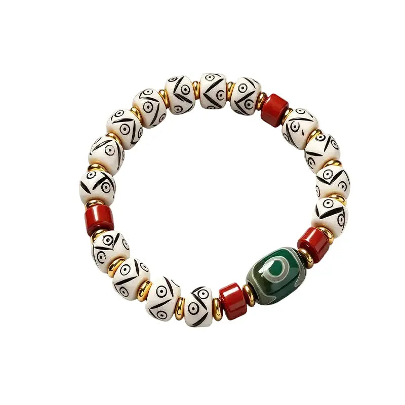 The Guardian Dzi Bracelet: Tibetan Heritage ZANYÉ