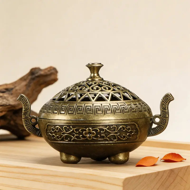 The Heritage Bronze Censer: Sculptural Incense Burner ZANYÉ