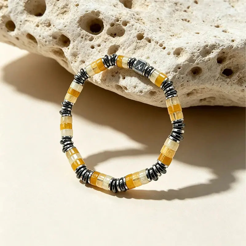 The Sunset Shore - Topaz Slice Minimalist Bracelet ZANYÉ