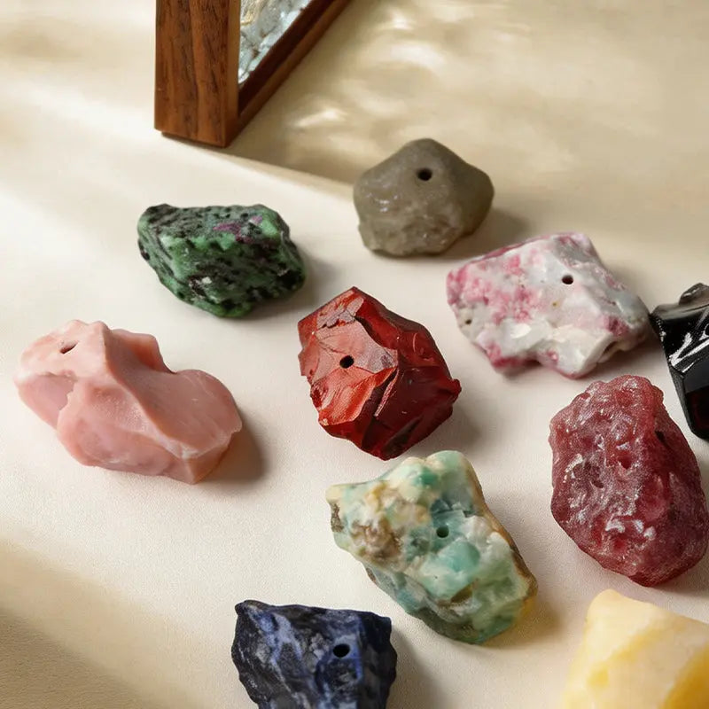 The Raw Earth Anchor: Natural Stone Incense Holder ZANYÉ