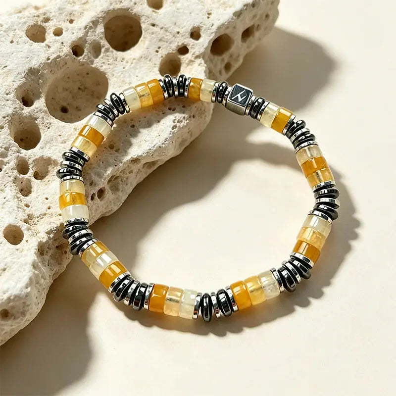The Sunset Shore - Topaz Slice Minimalist Bracelet ZANYÉ