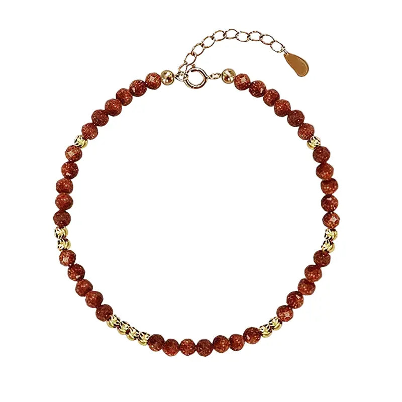 The Radiant Ember - Goldstone Bracelet ZANYÉ