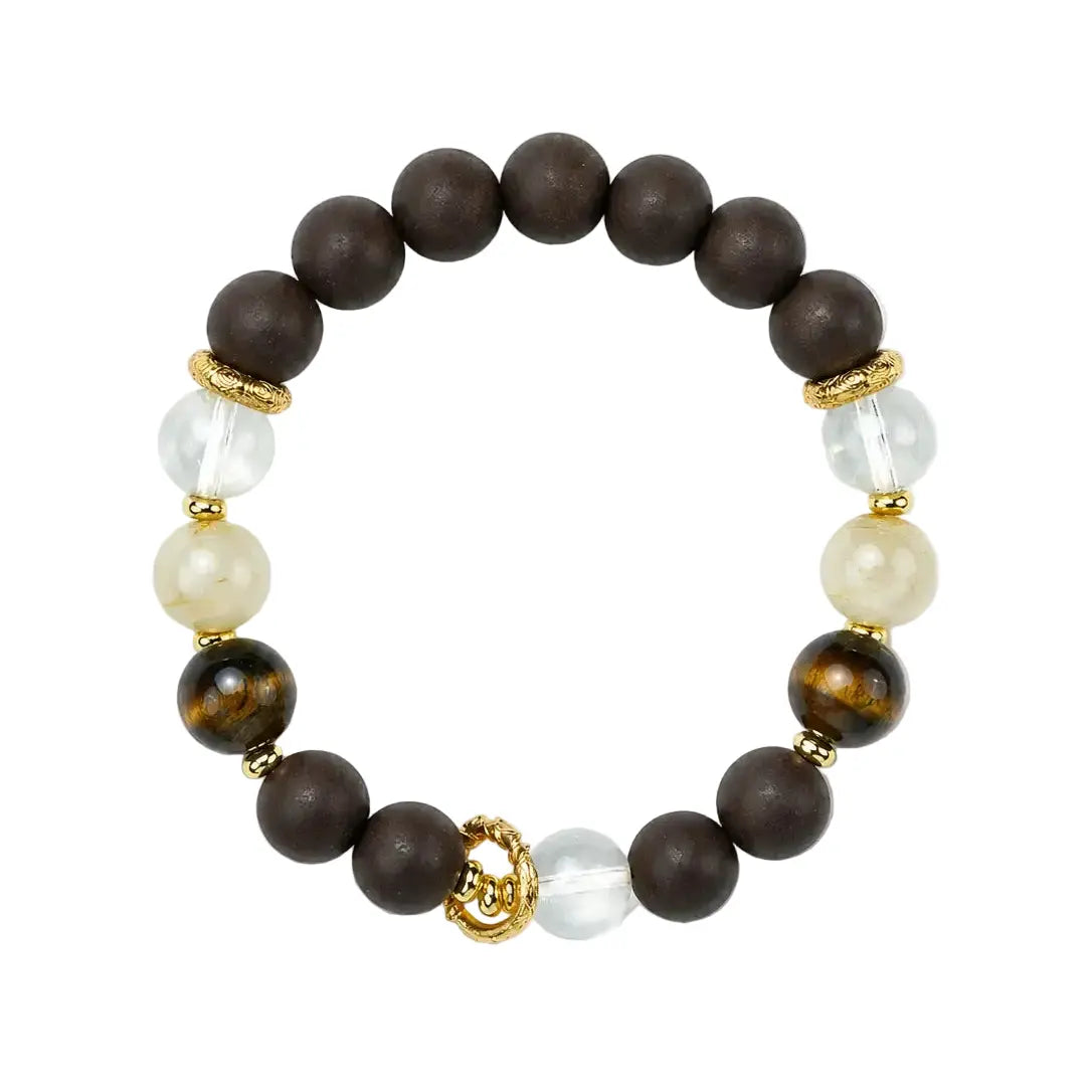 Clarity Guardian Bracelet | Tiger’s Eye & Clear Quartz ZANYÉ
